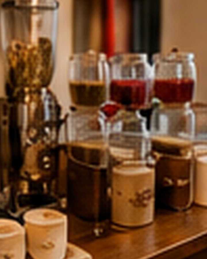 Theeservies met losse thee